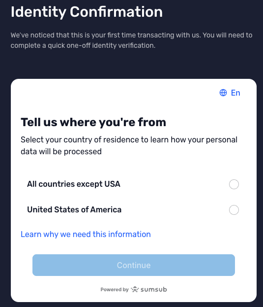 Select Country Example